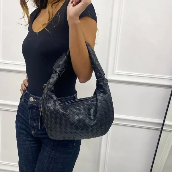 Primi Tacchi Praga - Borsa Donna Tracolla Nero Discount