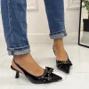 Primi Tacchi Pretty - Decolleté Donna Punta Scarpa Tacco Basso Nero Online