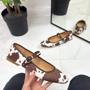 Primi Tacchi Rebecca - Scarpe Donna Ballerine Cinturino Comode FANTASIA Fashion
