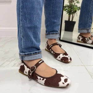 Primi Tacchi Rebecca - Scarpe Donna Ballerine Cinturino Comode FANTASIA Fashion