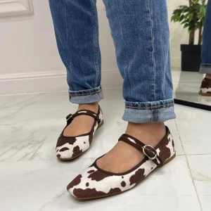 Primi Tacchi Rebecca - Scarpe Donna Ballerine Cinturino Comode FANTASIA Fashion
