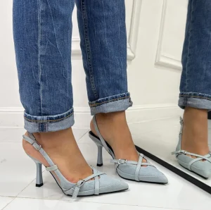 Primi Tacchi Rory - Décolleté Donna Tacco A Spillo Punta Elegante Jeans Discount
