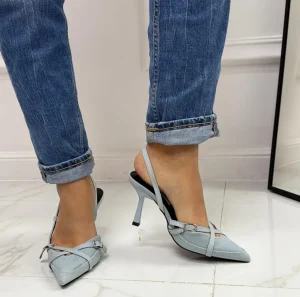 Primi Tacchi Rory - Décolleté Donna Tacco A Spillo Punta Elegante Jeans Discount