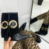 Primi Tacchi Sabry - Stivale Basso Scarpe Zeppa Punta Nero Outlet