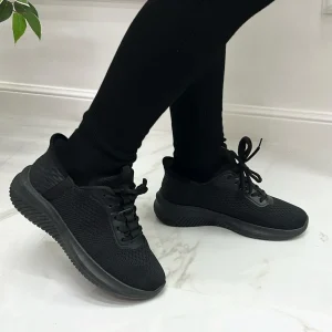 Primi Tacchi Sherlin - Sneakers Donna Lacci Comode Casual Nero Sale