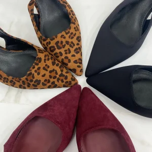 Primi Tacchi Shinta - Décolleté Donna Tacco Spillo Punta Nero Hot