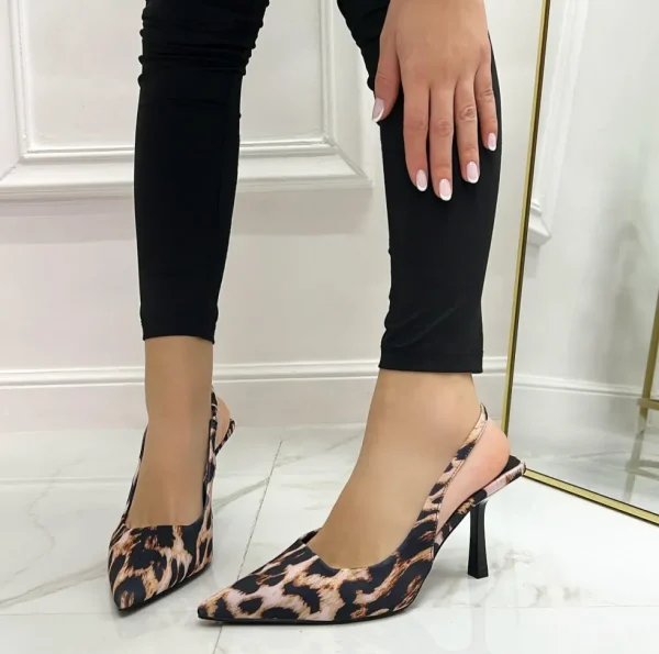 Primi Tacchi Shinta - Décolleté Donna Tacco Spillo Punta Leopardato Best