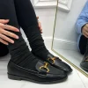 Primi Tacchi Tansy - Mocassino Donna Scarpa Gioiello Casual Elegante Nero Hot