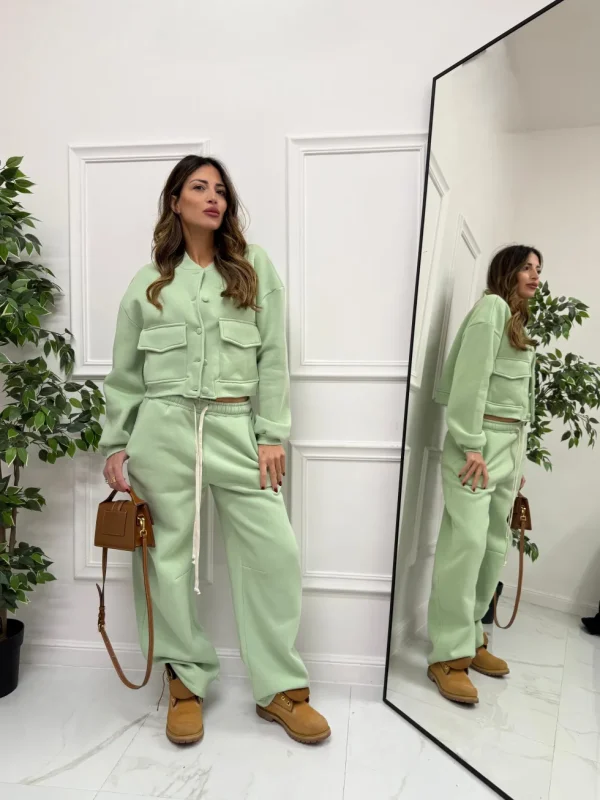 Primi Tacchi Tuta Ilary Verde Fashion