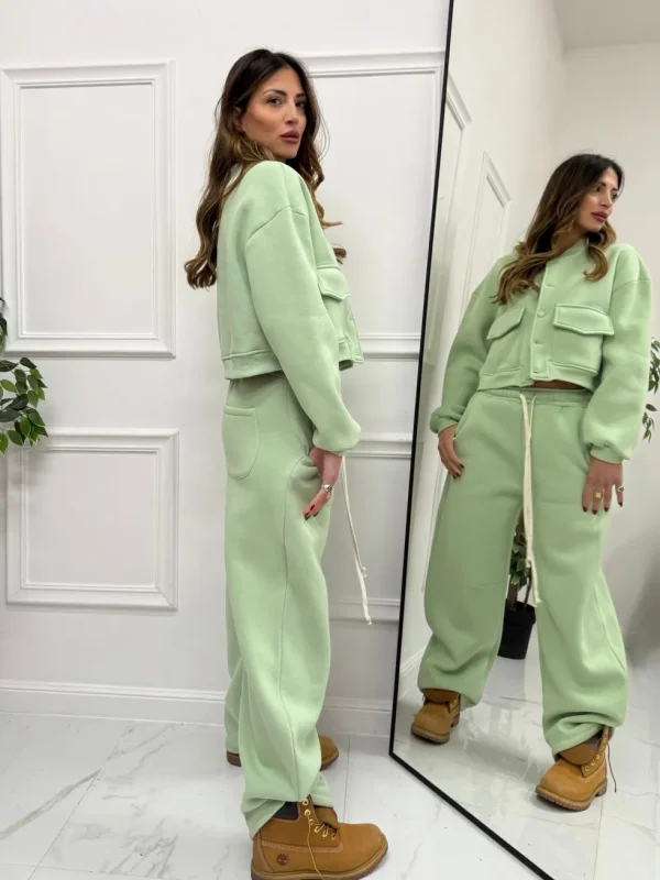 Primi Tacchi Tuta Ilary Verde Fashion