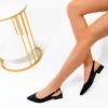 Primi Tacchi Yamila - Scarpa Donna Ballerina Punta Tacco Basso Elegante Nero Best