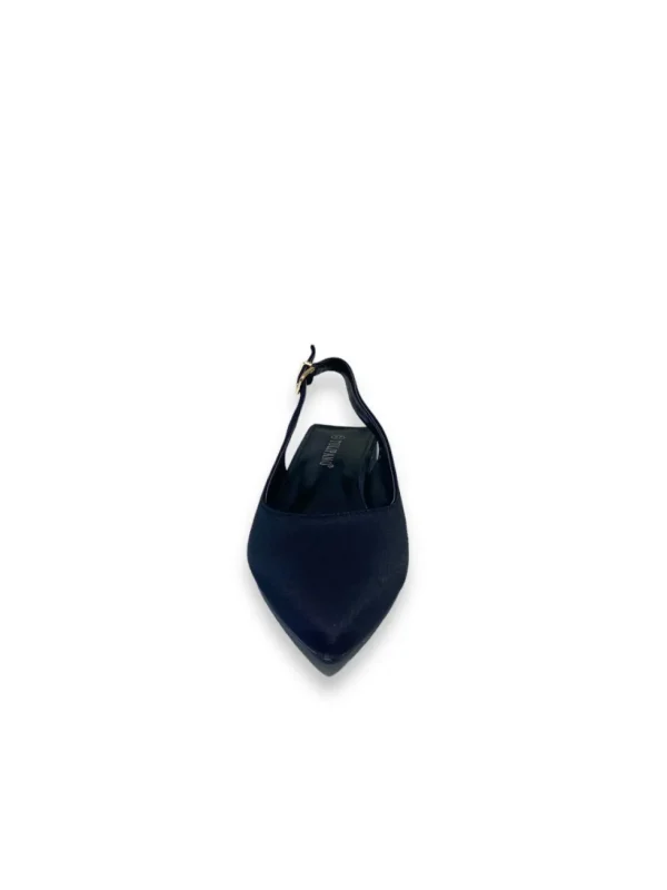 Primi Tacchi Yamila - Scarpa Donna Ballerina Punta Tacco Basso Elegante Nero Best