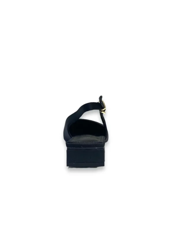 Primi Tacchi Yamila - Scarpa Donna Ballerina Punta Tacco Basso Elegante Nero Best