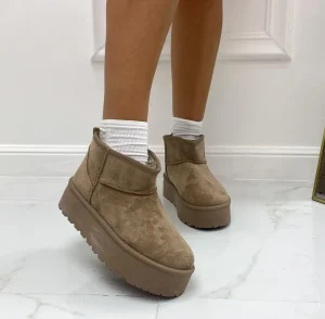 Primi Tacchi Yumi - Stivaletto Eskimo Boots Gomma Alta Fango Clearance